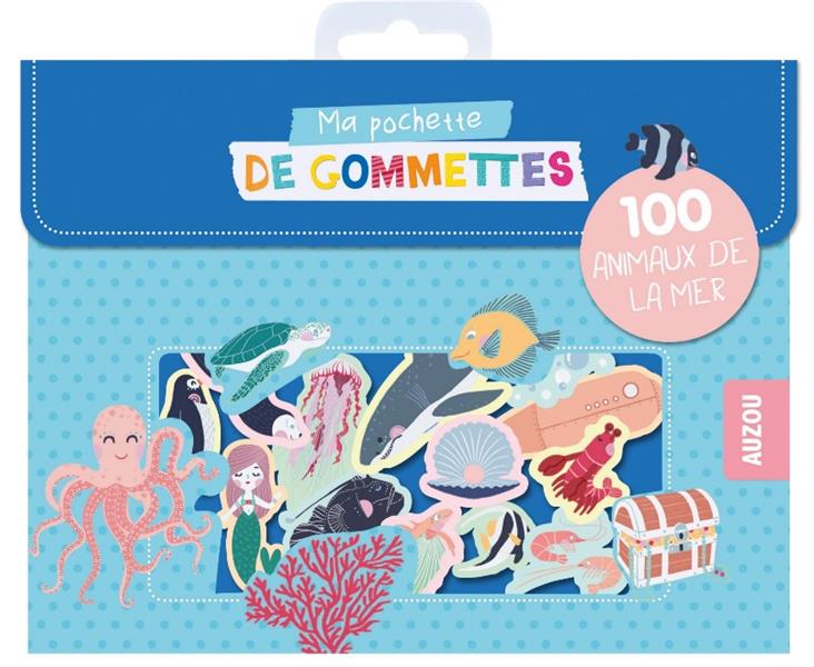 Ma pochette de gommettes : animaux de la mer - flash vidéo
