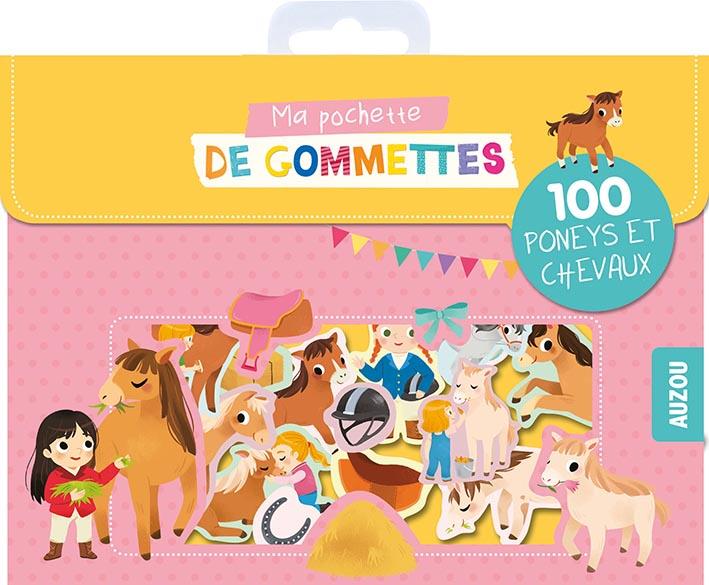 Ma pochette de gommettes : 100 poneys et chevaux - flash vidéo