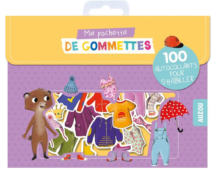 Ma pochette de gommettes : 100 autocollants pour s'habiller - flash vidéo