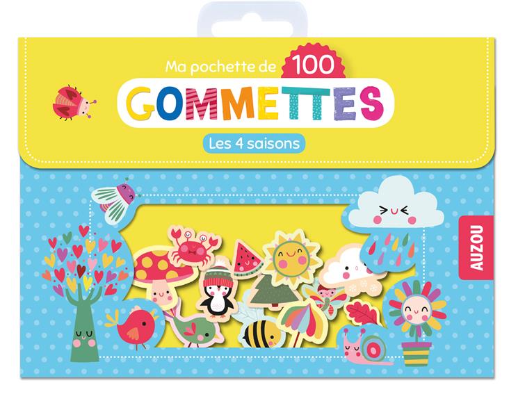 Ma pochette de gommettes : 100 gommettes ; les 4 saisons - flash vidéo