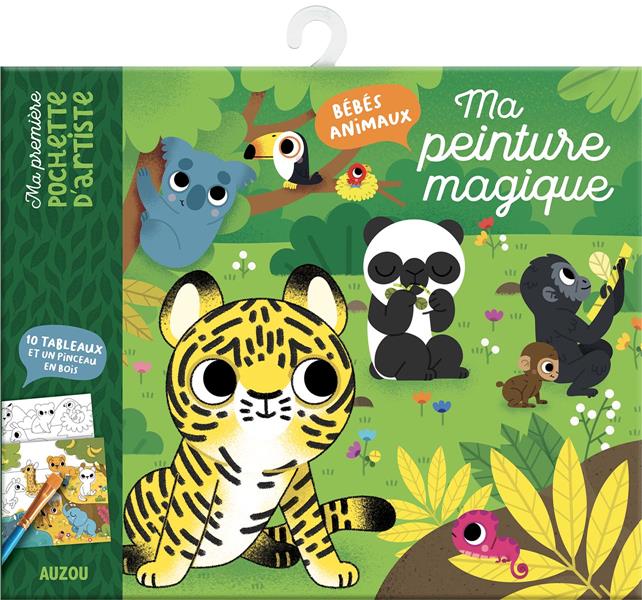 Ma peinture magique ; bébés animaux - flash vidéo