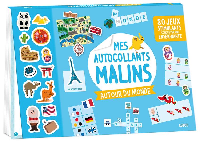 Mes autocollants malins : autour du monde - flash vidéo