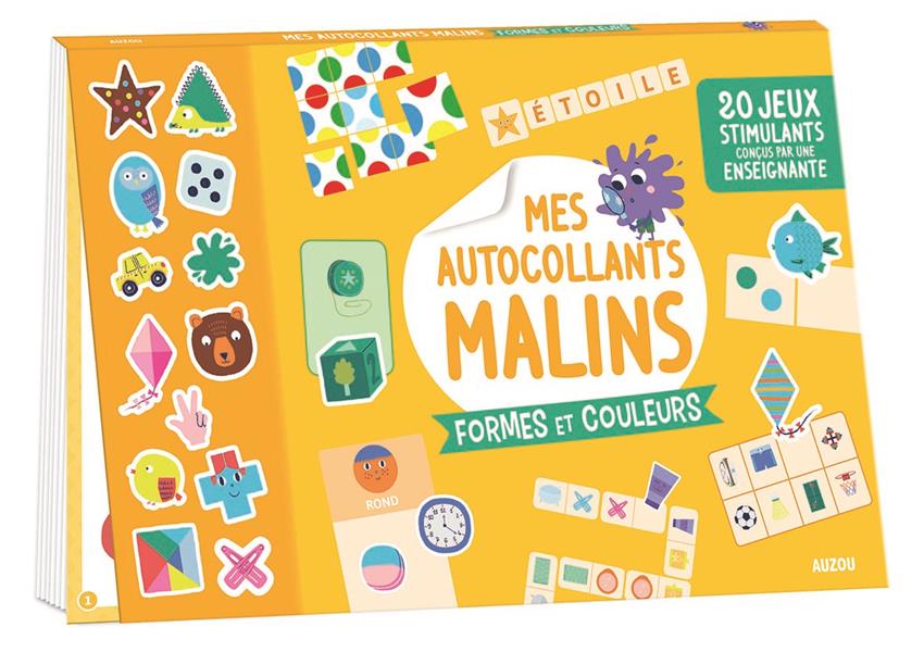 Mes autocollants malins : formes et couleurs - flash vidéo