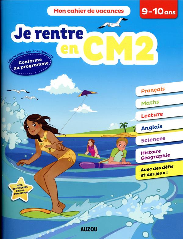 Cahier de vacances : je rentre en CM2 - flash vidéo