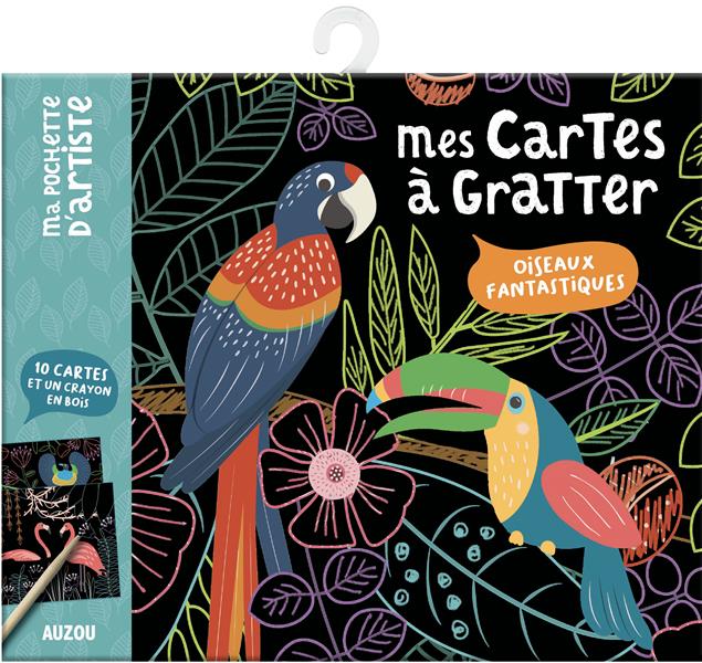 Mes cartes à gratter ; oiseaux fantastiques - flash vidéo