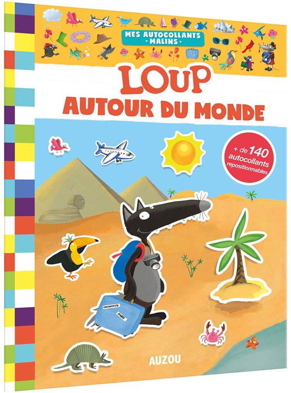 Mes autocollants malins : Loup autour du monde - flash vidéo