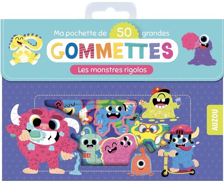 Ma pochette de gommettes : monstres rigolos - flash vidéo