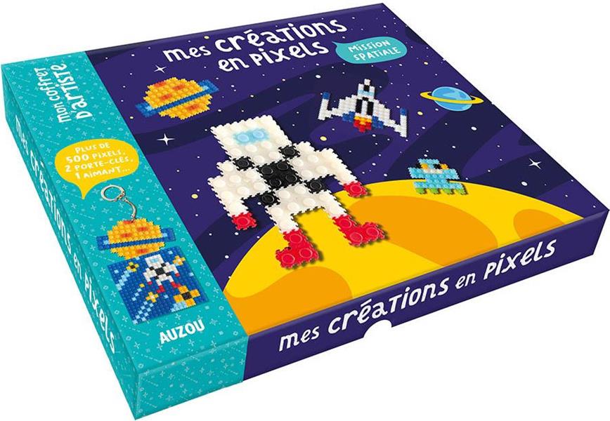 Mes créations en pixels ; mission spatiale - flash vidéo