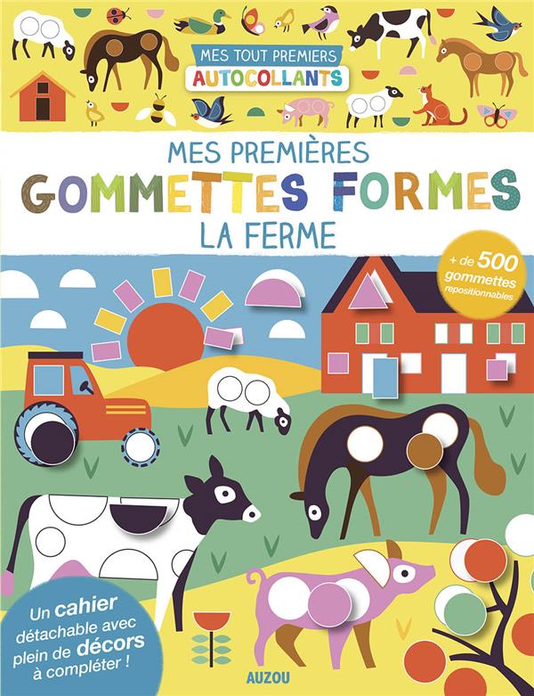 Mes premières gommettes formes : la ferme - flash vidéo