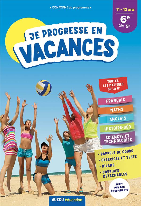 Cahier de vacances : je progresse en vacances ; de la 6e à la 5e - flash vidéo