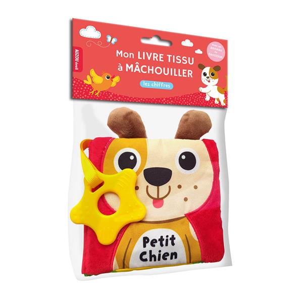Mon livre tissu à mâchouiller : petit chien - flash vidéo