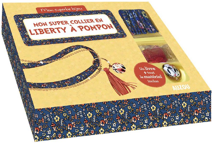 Mon joli collier en liberty à pompon - flash vidéo