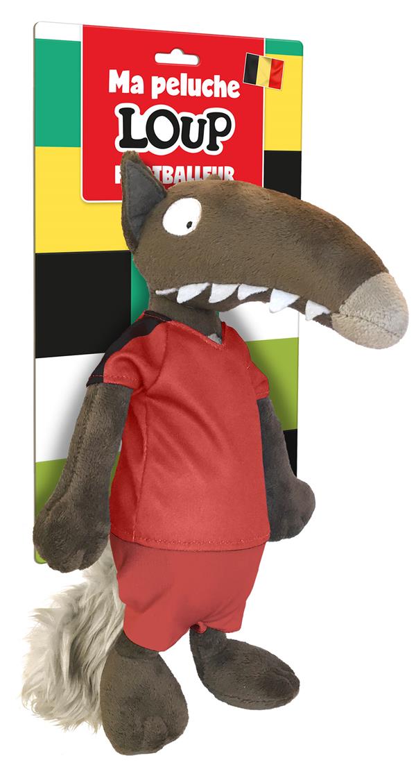 Ma peluche Loup footballeur : Belgique - flash vidéo