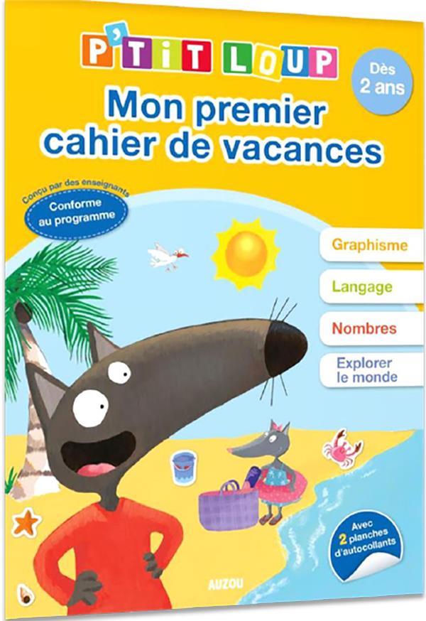 Cahier de vacances : P'tit Loup ; mon premier cahier de vacances - flash vidéo