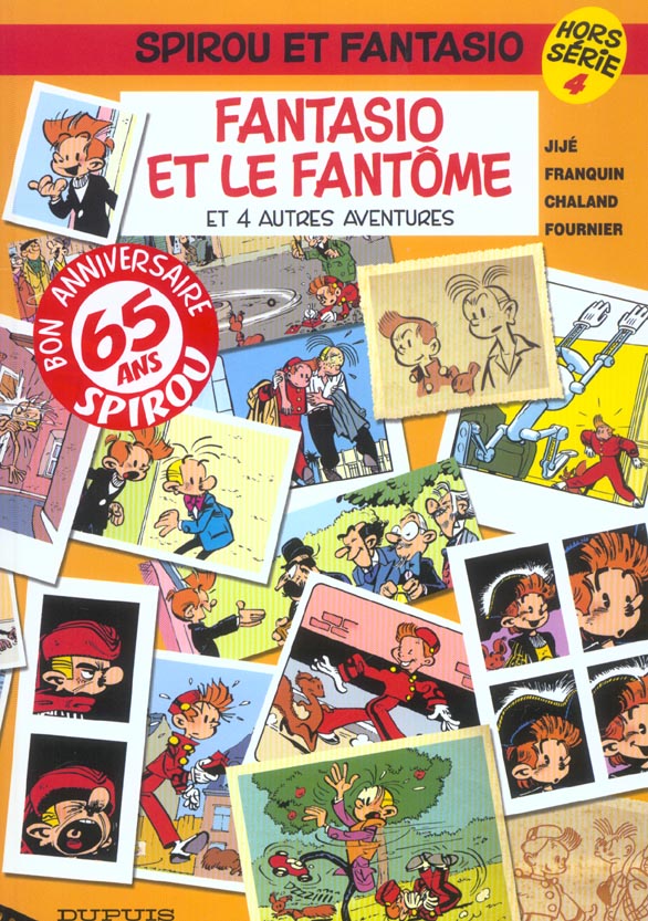 Spirou et Fantasio Hors-Série Tome 4 : Fantasio et le fantôme et 4 autres aventures - flash vidéo