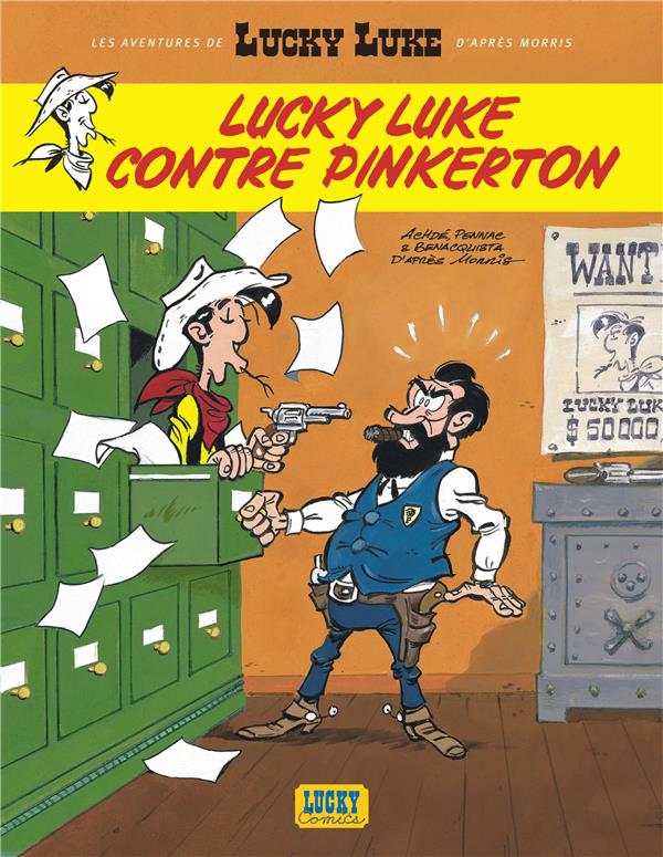 Les aventures de Lucky Luke d'après Morris t.4 : Lucky Luke contre Pinkerton