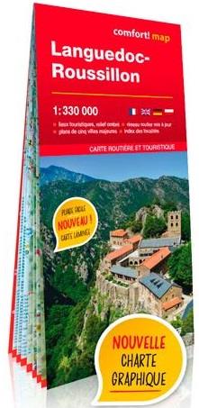 CONFORT MAP : Languedoc-Roussillon 1/330.000 (édition 2021) - flash vidéo