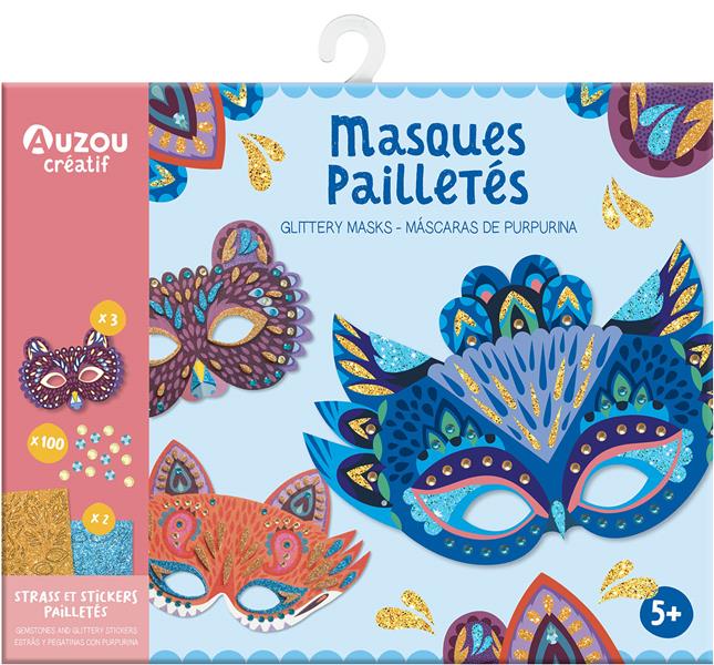 Masques pailletés - flash vidéo