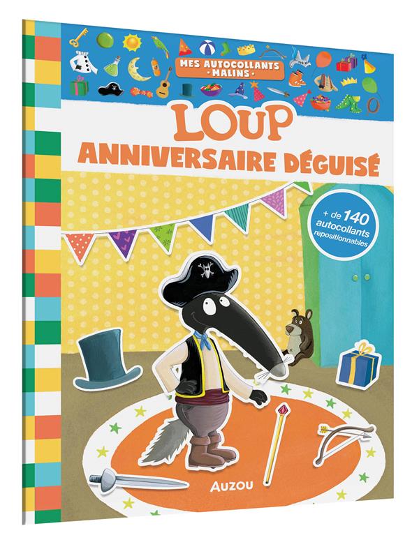 Mes autocollants malins : le Loup : anniversaire déguisé - flash vidéo