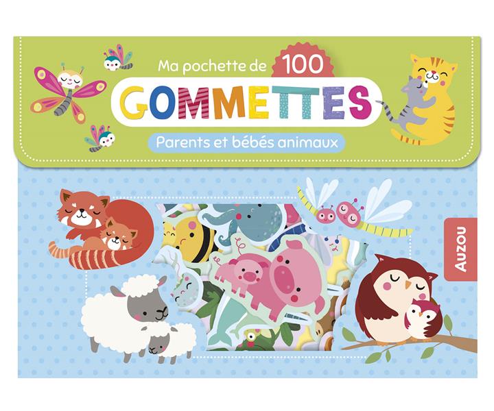 Ma pochette de gommettes : parents et bébés animaux - flash vidéo