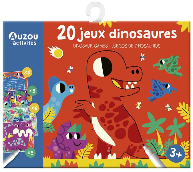 Ma pochette de jeux : 20 jeux dinosaures - flash vidéo