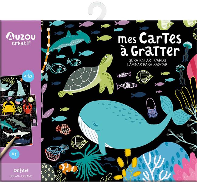 Mes cartes à gratter : océan - flash vidéo