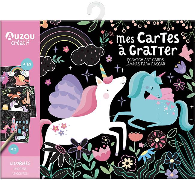 Mes cartes à gratter : licornes - flash vidéo