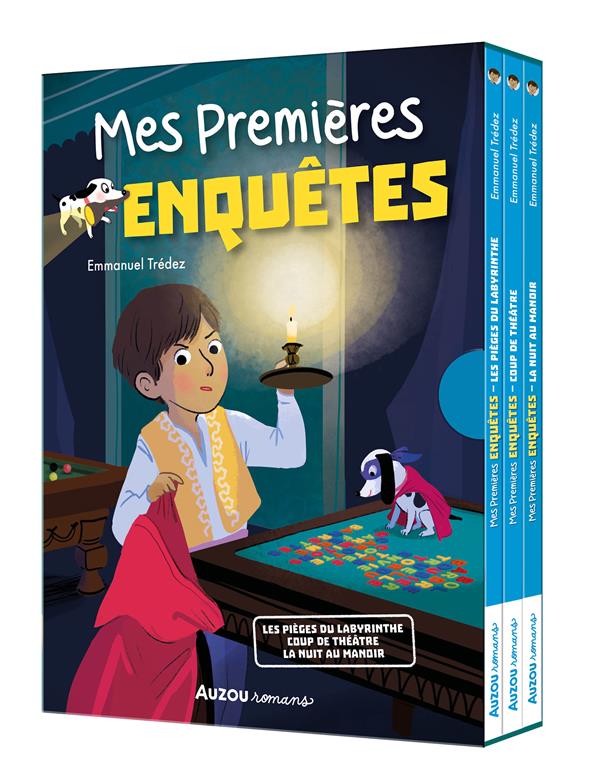 Mes premières enquêtes : coffret vol.4 : Tomes 10 à 12 : les pièges du labyrinthe ; coup de théâtre ; la nuit au manoir - flash vidéo