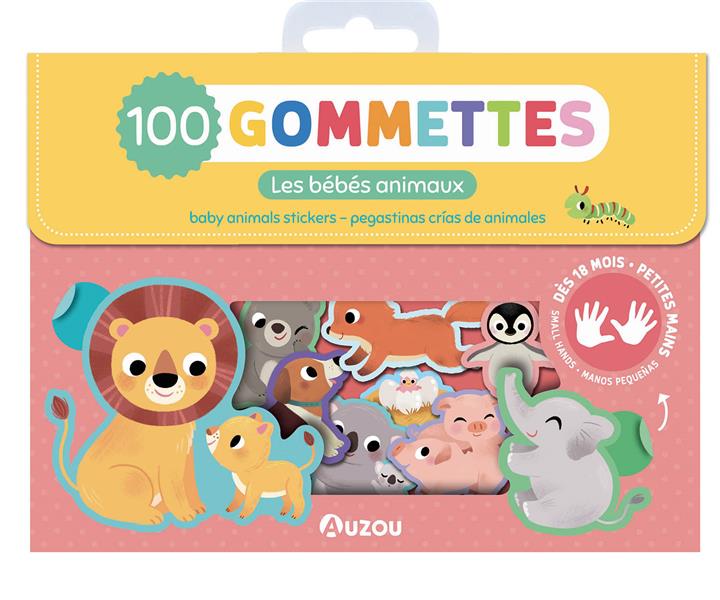 Ma pochette de gommettes : 100 gommettes : les bébés animaux - flash vidéo