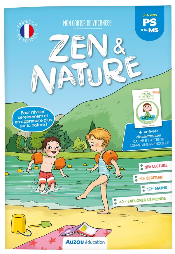 Mon cahier de vacances zen et nature ; de la PS à la MS - flash vidéo