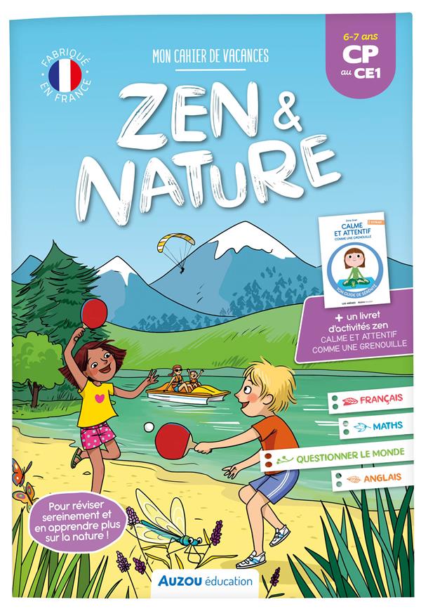 Mon cahier de vacances zen et nature ; du CP au CE1 - flash vidéo