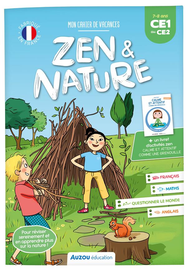 Mon cahier de vacances zen et nature ; du CE1 au CE2 - flash vidéo