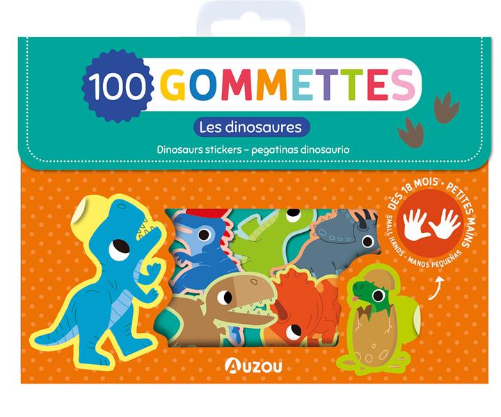 Ma pochette de gommettes : 100 gommettes : les dinosaures - flash vidéo