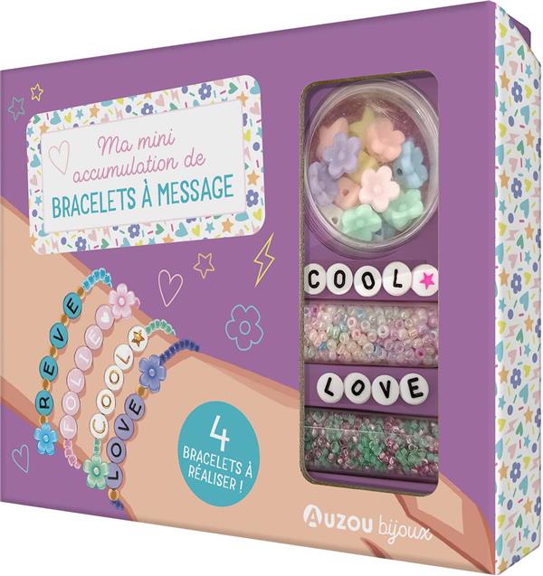 Ma mini accumulation de bracelets à message - flash vidéo