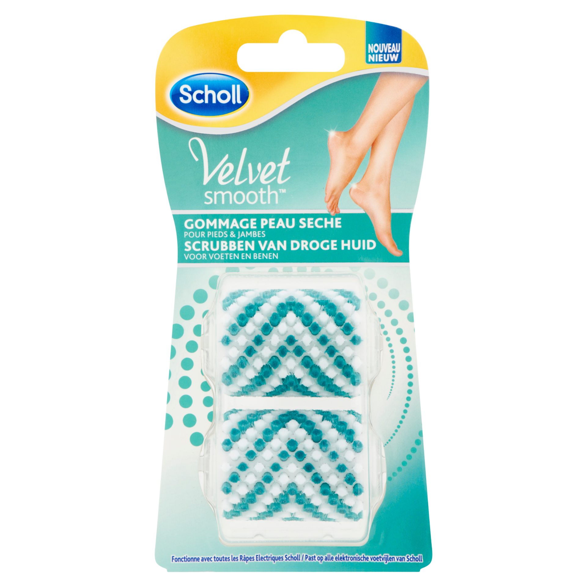 Scholl Velvet Smooth Recharge 2x Rouleau Gommant - flash vidéo