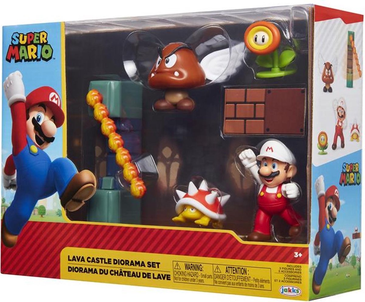 Nintendo - Super Mario Diorama du château de lave - flash vidéo