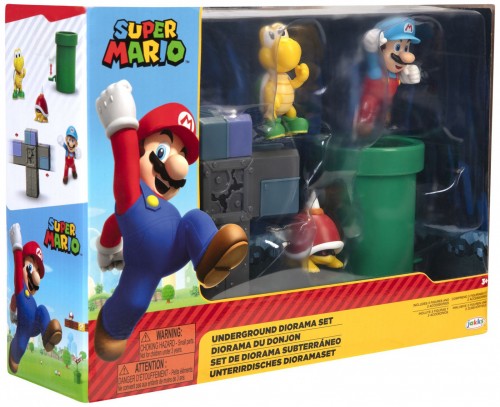 Nintendo - Super Mario Diorama du monde souterrain - flash vidéo