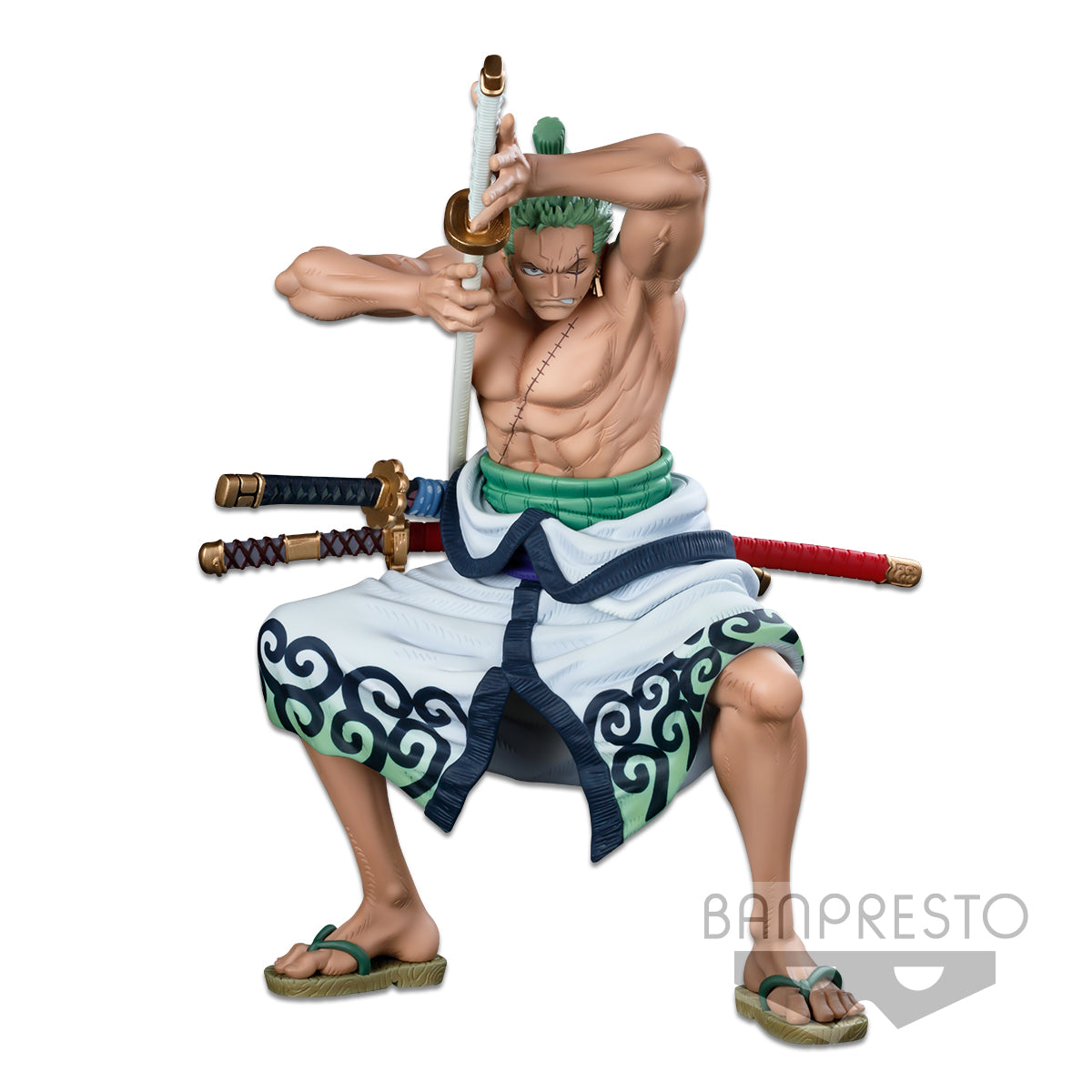 One Piece - Banpresto World Figure Colosseum 3 Super Master Stars Piece The Roronoa Zoro "The Brush" ver. Figure 22cm