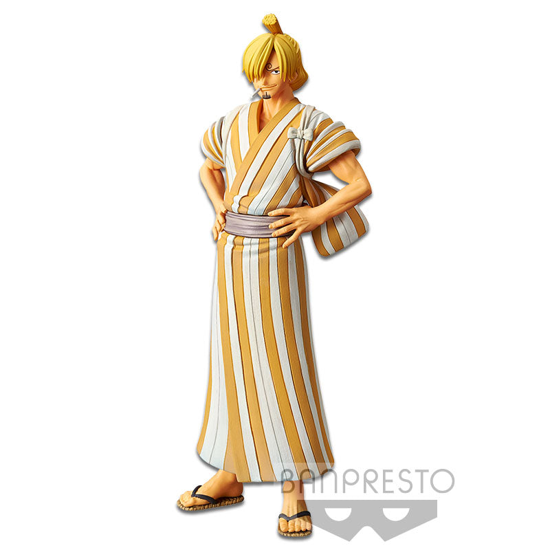 One Piece DXF - The Grandline Men Wanokuni vol.5 Sanji Figure 17cm - Reproduction - flash vidéo