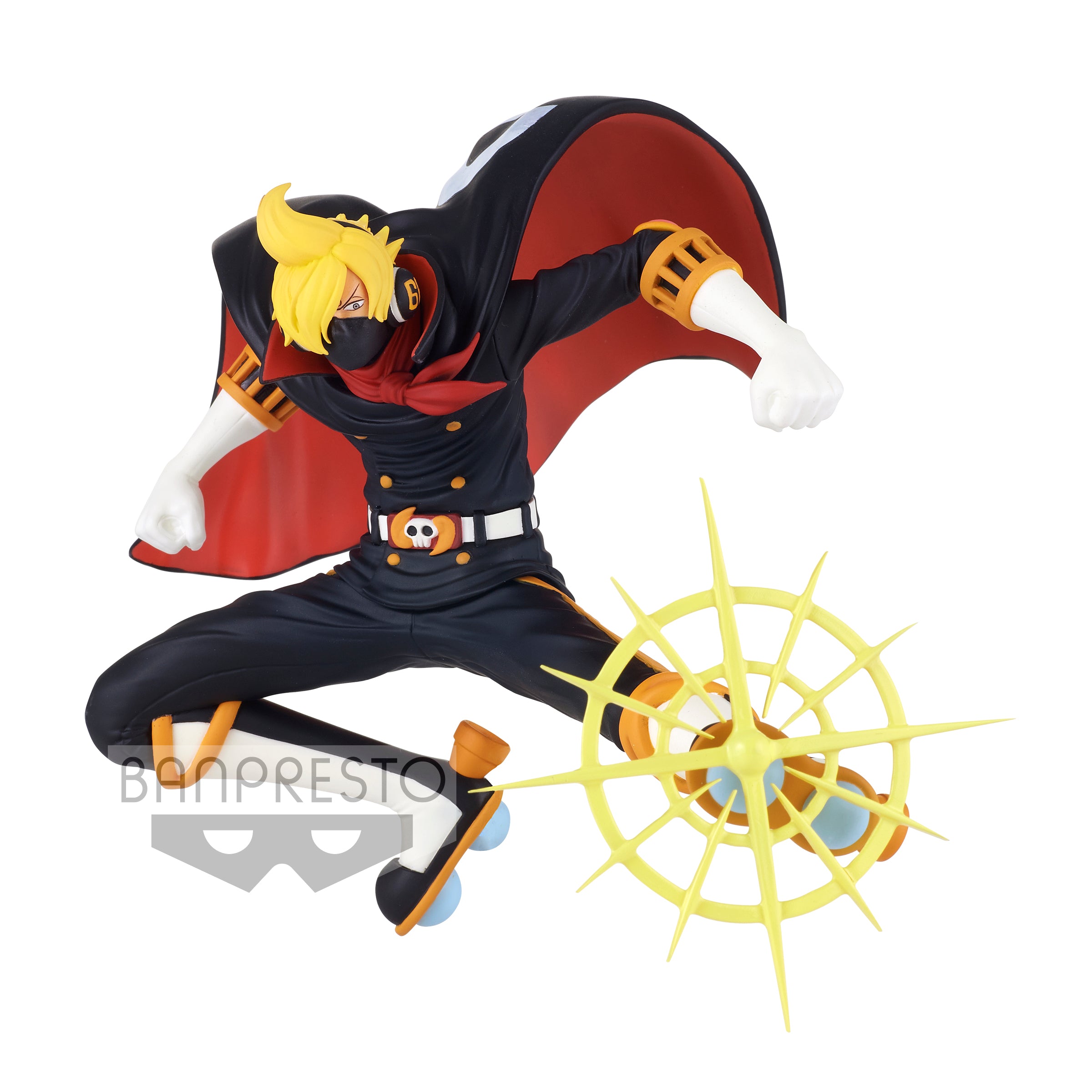 One Piece - Battle Record Collection Sanji (Osoba Mask) Figure 13cm - flash vidéo