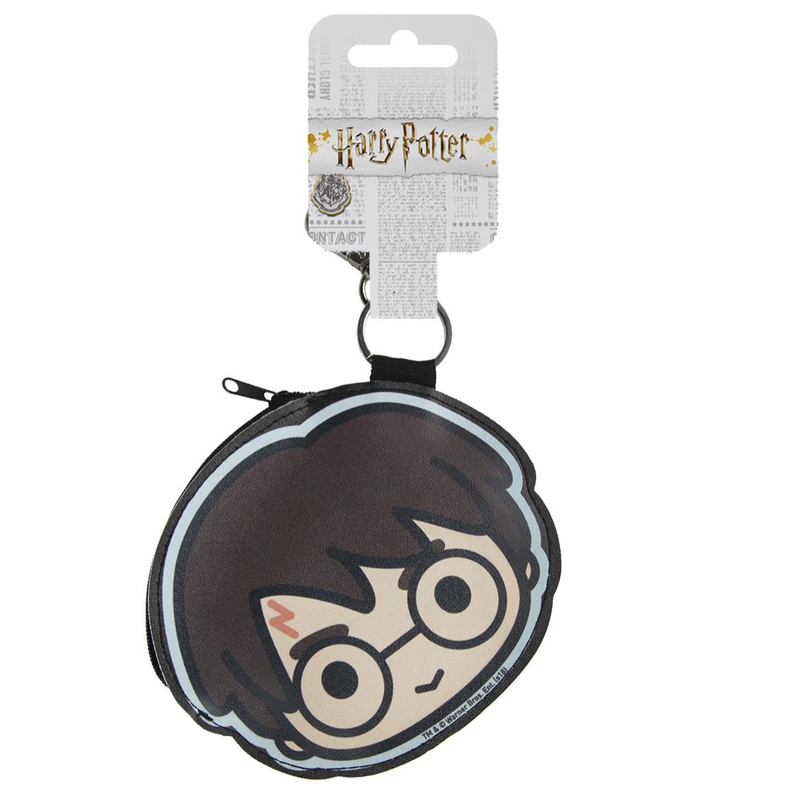 Harry Potter - Harry Potter Chibi Face Coin Purse Keychain - flash vidéo