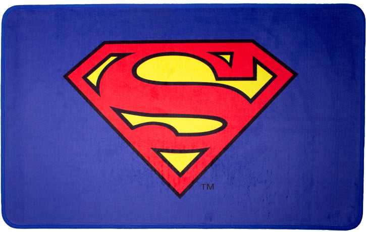 Superman - Logo Interior Rectangular Floor Mat - flash vidéo