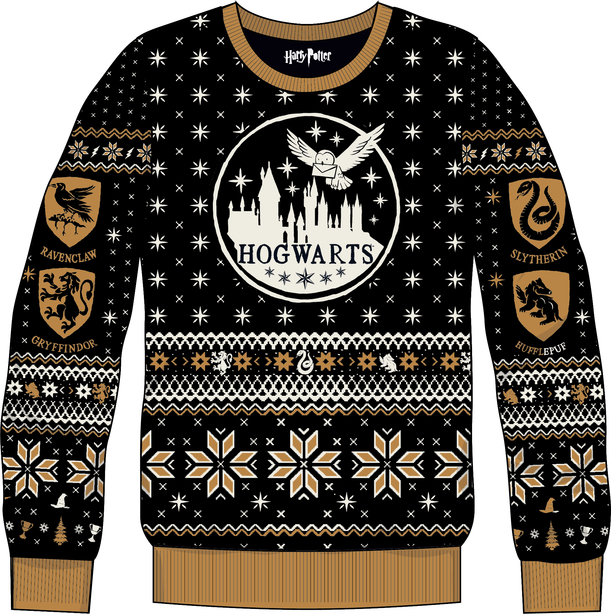 Harry Potter - Pull Noir Poudlard S - flash vidéo