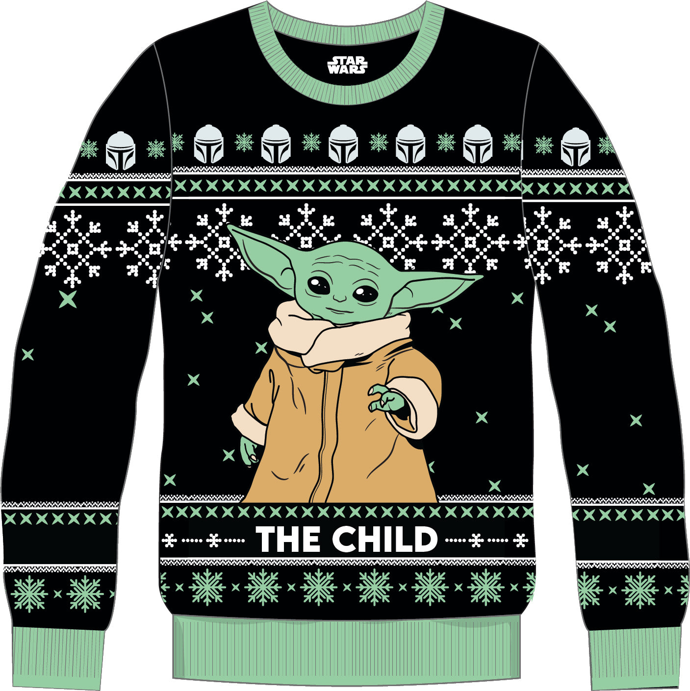 The Mandalorian - Pull de Noël Yoda M - flash vidéo