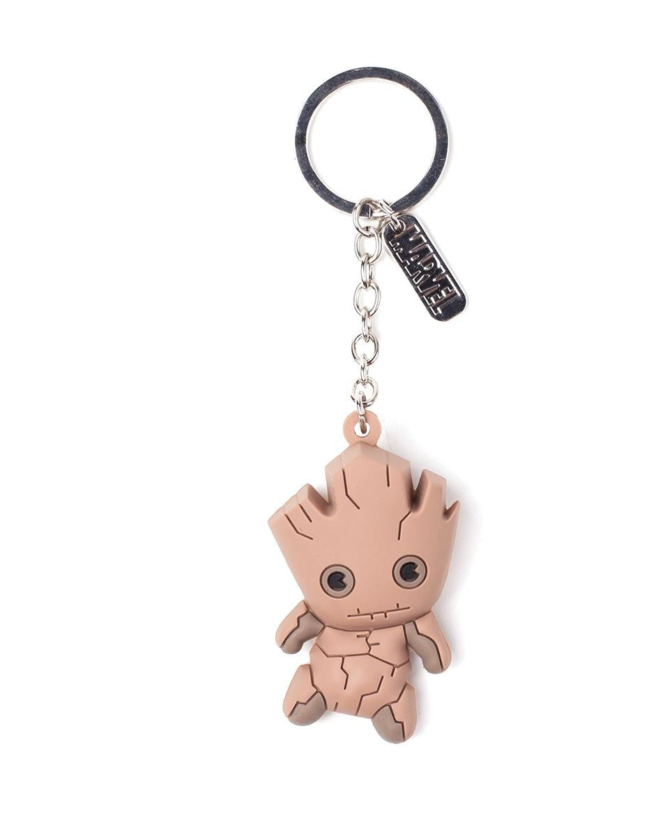 Marvel - Groot Character 3D Rubber Keychain - flash vidéo