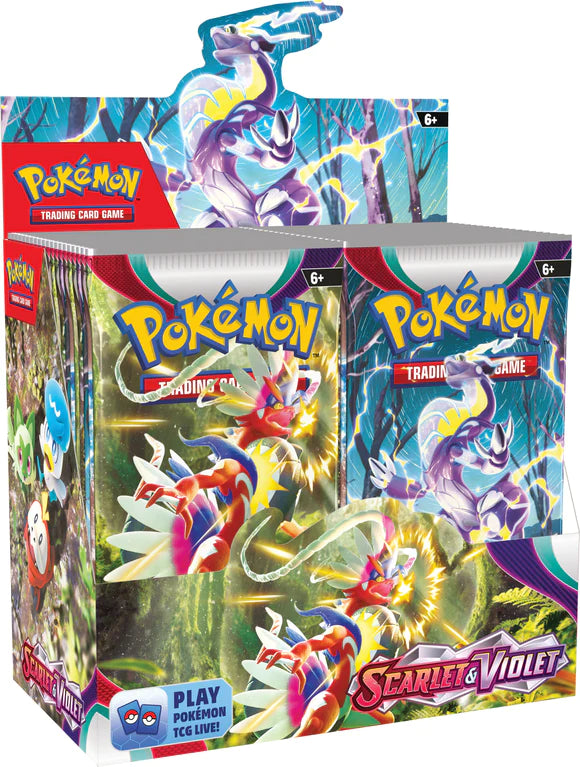 Pokémon JCC - Écarlate et Violet - Pack de Booster (Display x36) - flash vidéo