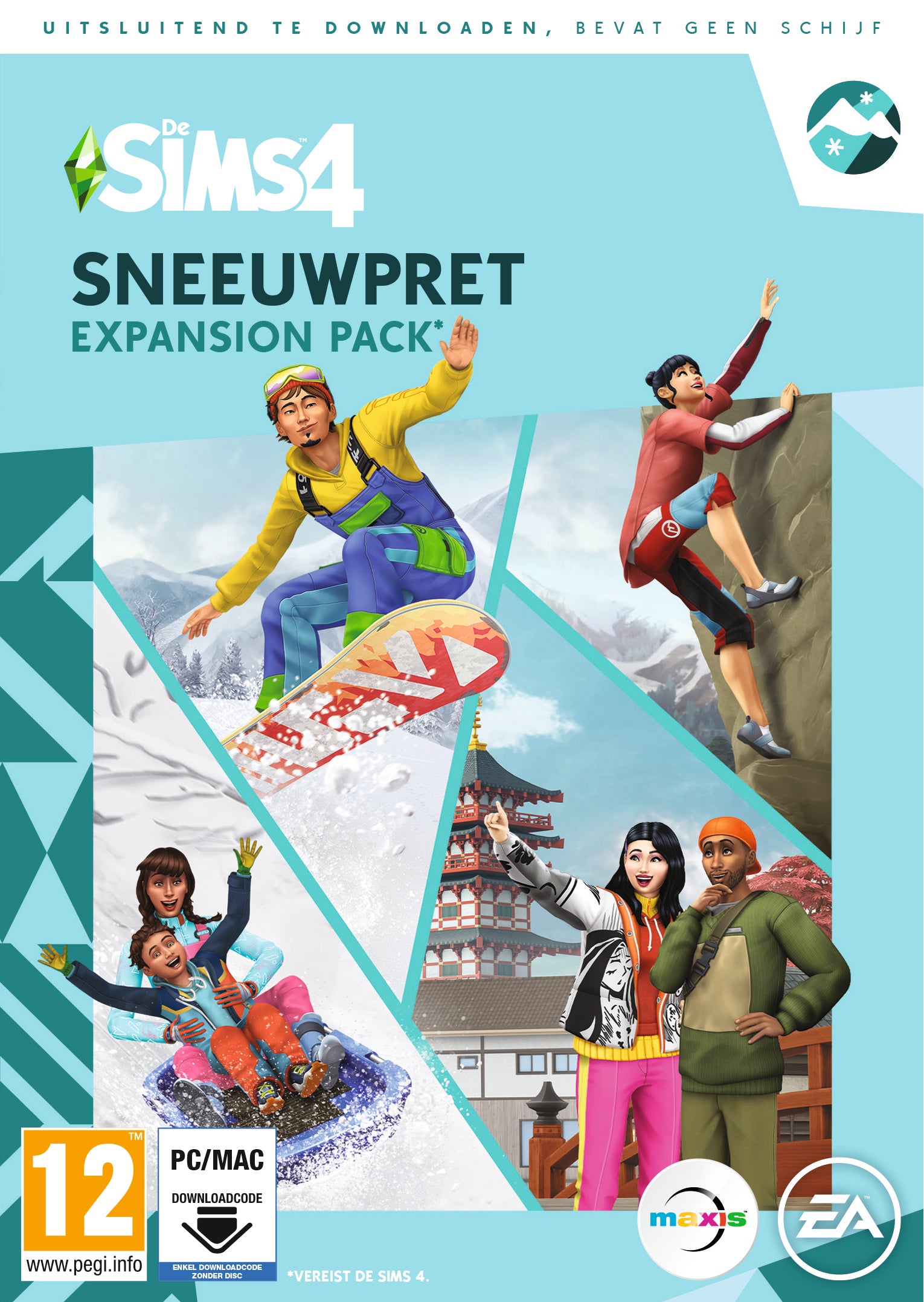 Les Sims 4 : Pack d'extension Escapade Enneigée (Code-in-a-box) - flash vidéo