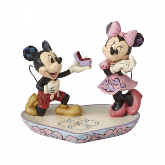 Enesco - Disney A Magical Moment (Mickey Mouse Proposing To Minnie Mouse Figurine) - flash vidéo