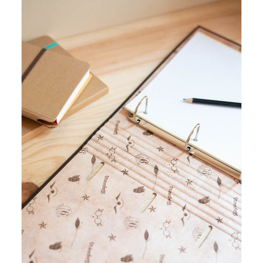 Harry Potter - Classeur Premium à 4 anneaux avec élastique Lunettes d'Harry - flash vidéo