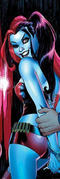 Batman - Poster de porte Harley Quinn Wink - flash vidéo